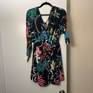 Floral romper- plus size